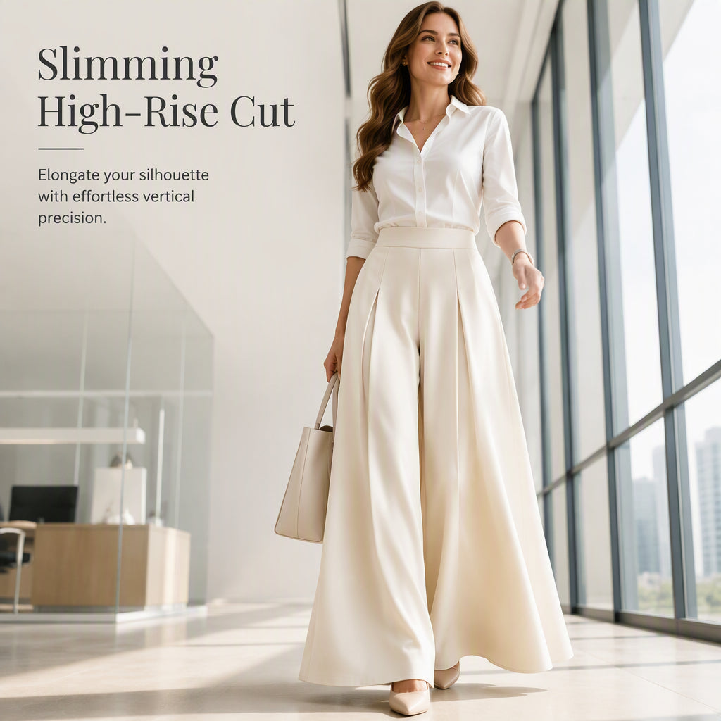 ✨👖Women’s Flowy High-Waist Wide-Leg Pants✨𝘉𝘶𝘺 𝘢𝘯𝘺 2 𝘢𝘯𝘥 𝘨𝘦𝘵 𝘢𝘯 𝘦𝘹𝘵𝘳𝘢 8% 𝘥𝘪𝘴𝘤𝘰𝘶𝘯𝘵