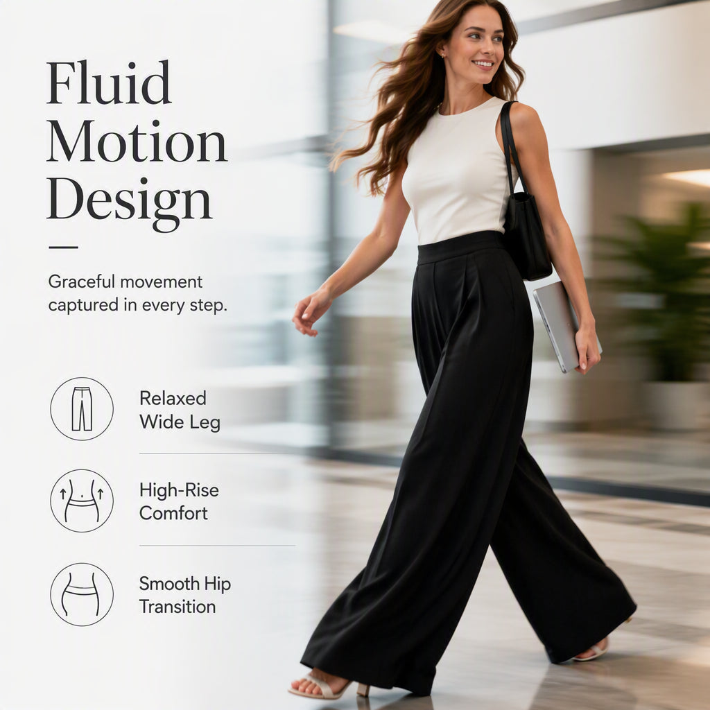 ✨👖Women’s Flowy High-Waist Wide-Leg Pants✨𝘉𝘶𝘺 𝘢𝘯𝘺 2 𝘢𝘯𝘥 𝘨𝘦𝘵 𝘢𝘯 𝘦𝘹𝘵𝘳𝘢 8% 𝘥𝘪𝘴𝘤𝘰𝘶𝘯𝘵