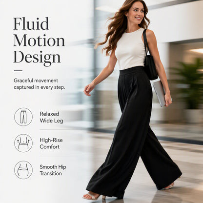 ✨👖Women’s Flowy High-Waist Wide-Leg Pants✨𝘉𝘶𝘺 𝘢𝘯𝘺 2 𝘢𝘯𝘥 𝘨𝘦𝘵 𝘢𝘯 𝘦𝘹𝘵𝘳𝘢 8% 𝘥𝘪𝘴𝘤𝘰𝘶𝘯𝘵