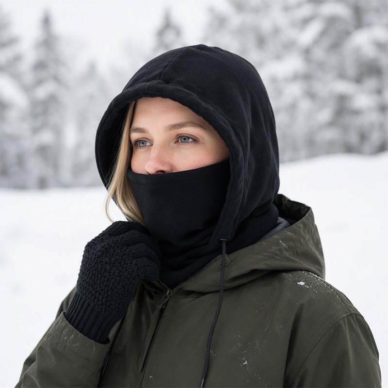 Balaclava Hood with Touchscreen Gloves & Socks Set