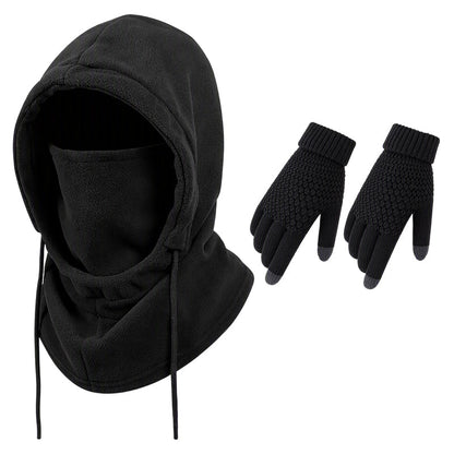 Balaclava Hood with Touchscreen Gloves & Socks Set