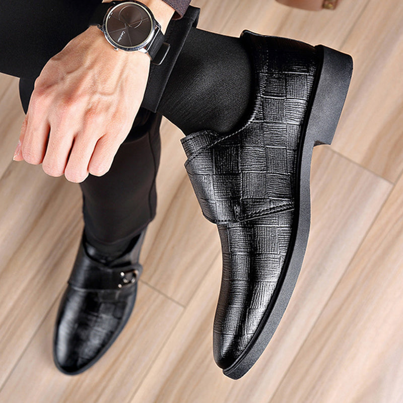 👞 Quick Strap Fit, Polished Everyday Style | Men's Versatile Dress Shoes