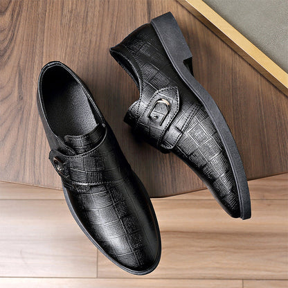 👞 Quick Strap Fit, Polished Everyday Style | Men's Versatile Dress Shoes