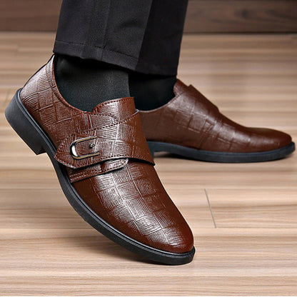 👞 Quick Strap Fit, Polished Everyday Style | Men's Versatile Dress Shoes
