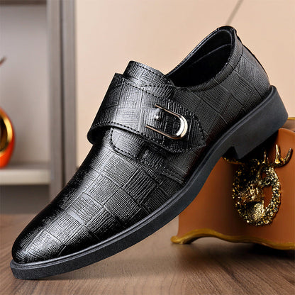 👞 Quick Strap Fit, Polished Everyday Style | Men's Versatile Dress Shoes