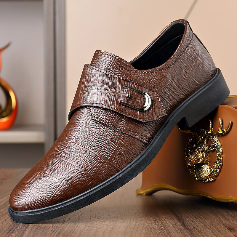 👞 Quick Strap Fit, Polished Everyday Style | Men's Versatile Dress Shoes