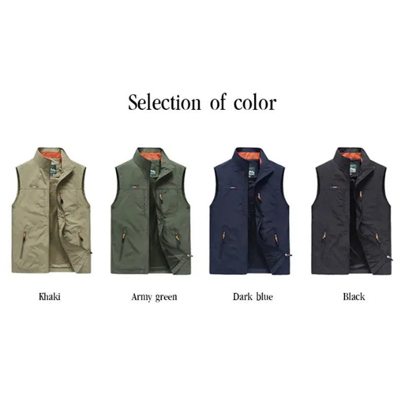 Men's Outdoor Multi-pocket Quick-Drying Vest