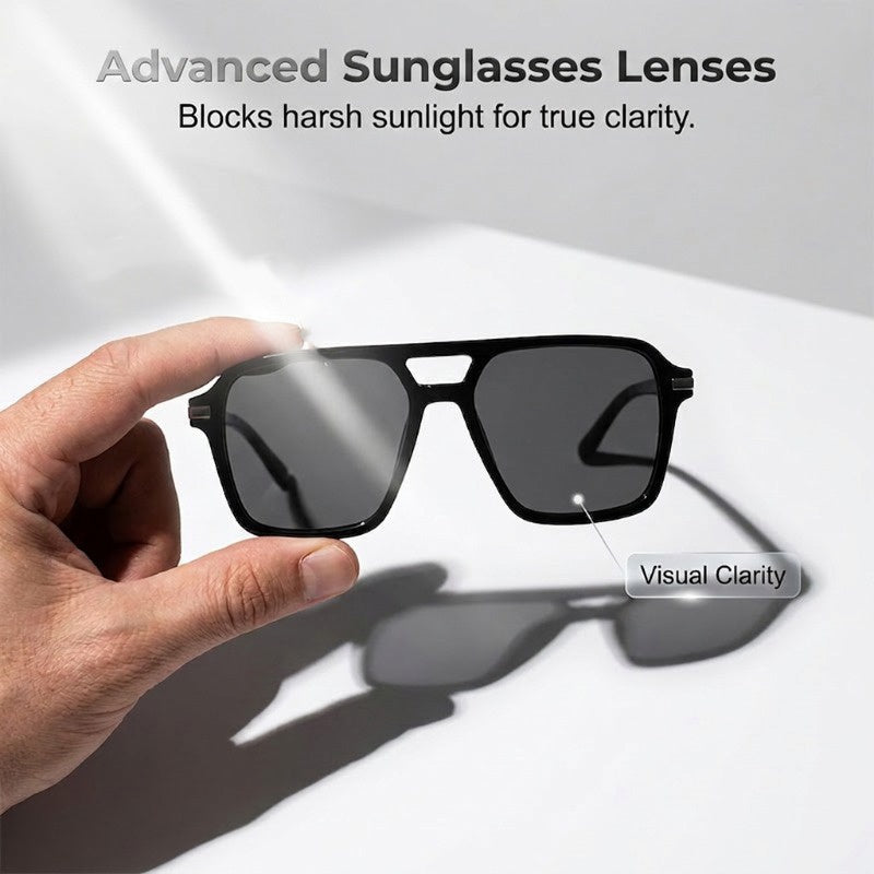 Men's Retro Square Fashion Sunglasses