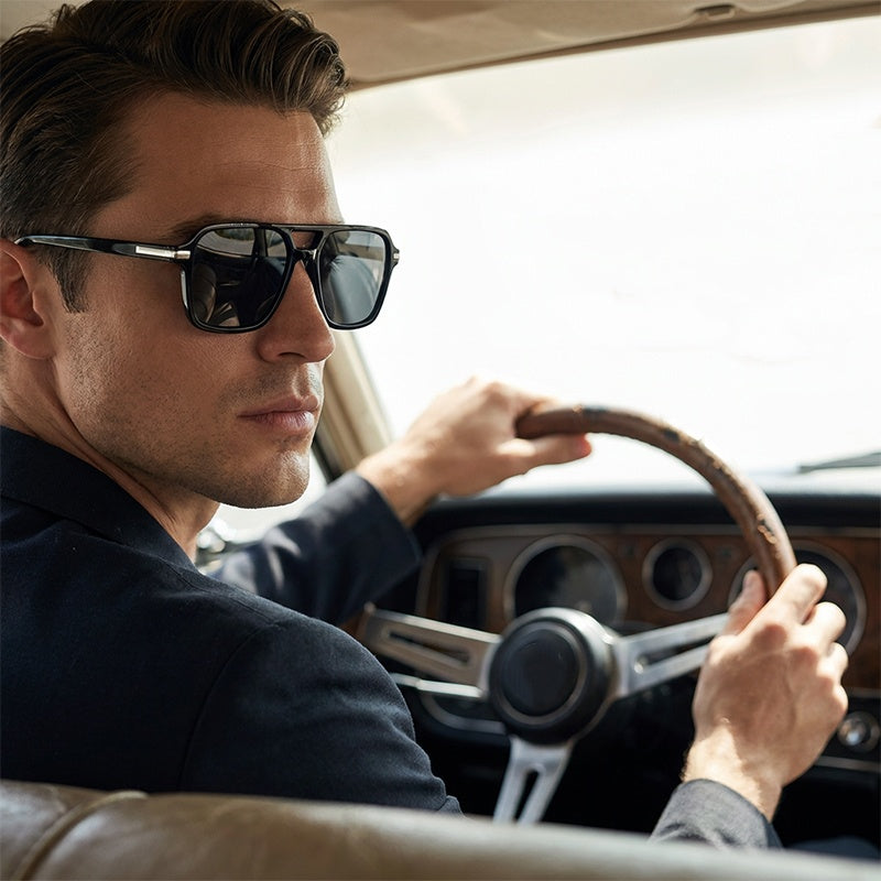 Men's Retro Square Fashion Sunglasses
