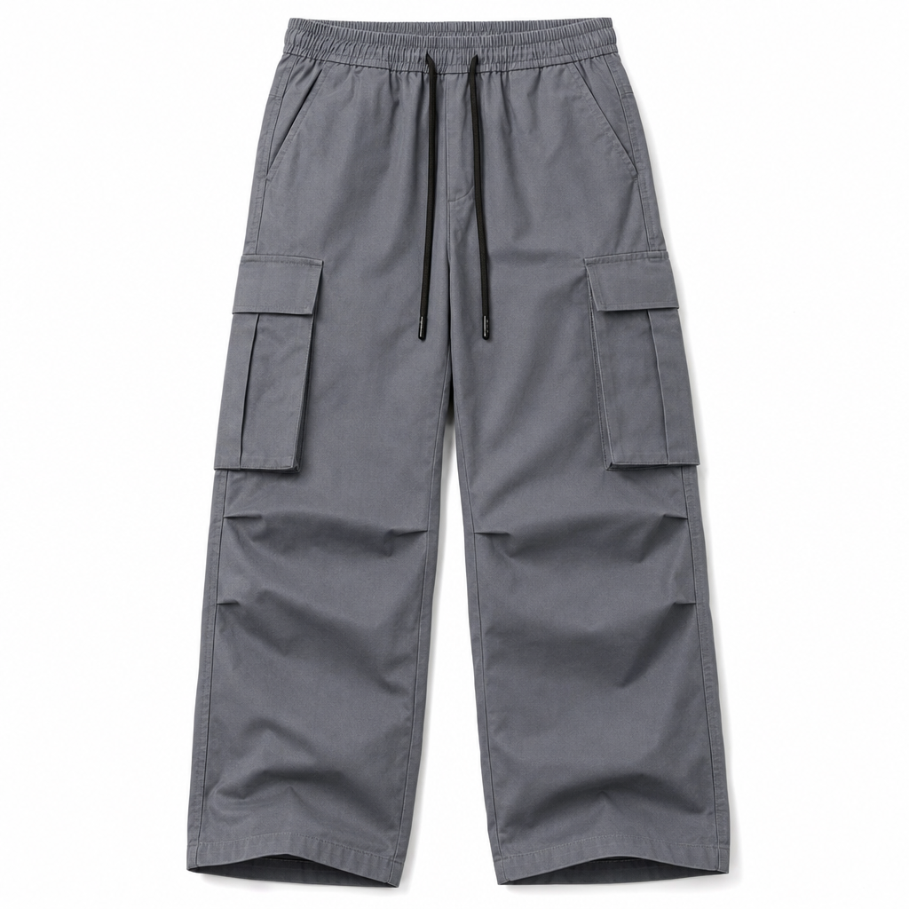 👖 Lightweight Feel, Utility Pockets | Men's Drawstring Cargo Pants