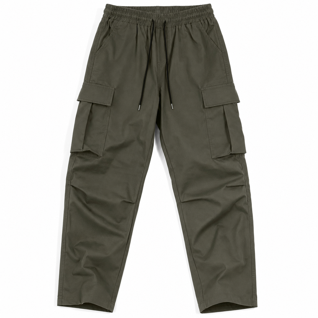 👖 Lightweight Feel, Utility Pockets | Men's Drawstring Cargo Pants