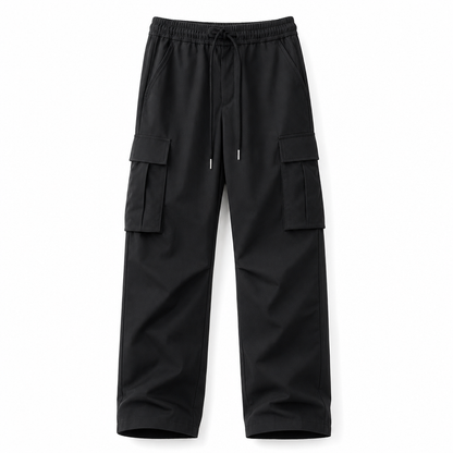 👖 Lightweight Feel, Utility Pockets | Men's Drawstring Cargo Pants