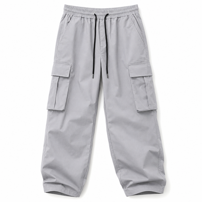 👖 Lightweight Feel, Utility Pockets | Men's Drawstring Cargo Pants
