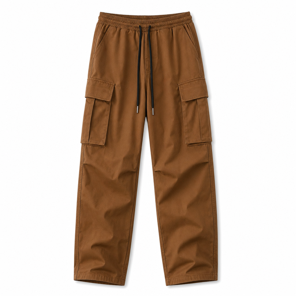 👖 Lightweight Feel, Utility Pockets | Men's Drawstring Cargo Pants