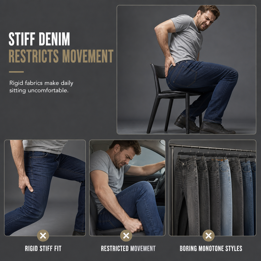 Men's Slim Fit Ripped Jeans