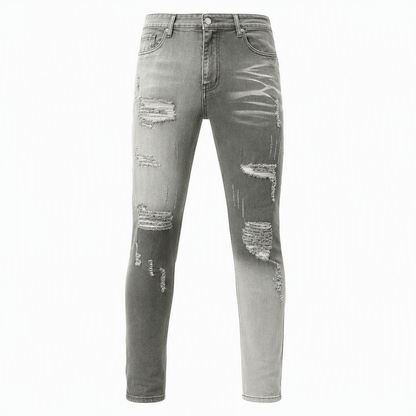 Men's Slim Fit Ripped Jeans