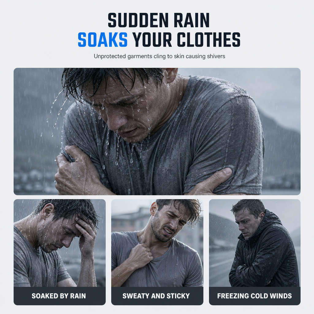🌧️ Weather-Ready Protection, Easy Movement | Unisex Hooded Softshell Jacket ⚡ Free Shipping
