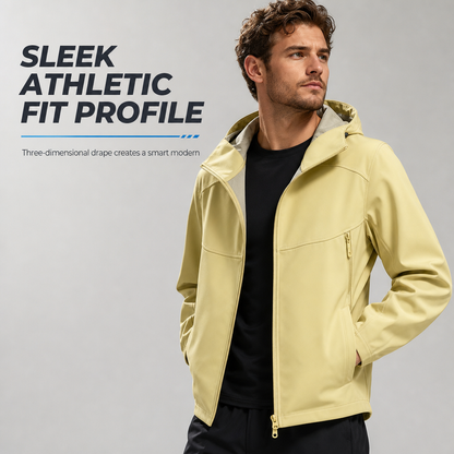 🌧️ Weather-Ready Protection, Easy Movement | Unisex Hooded Softshell Jacket ⚡ Free Shipping