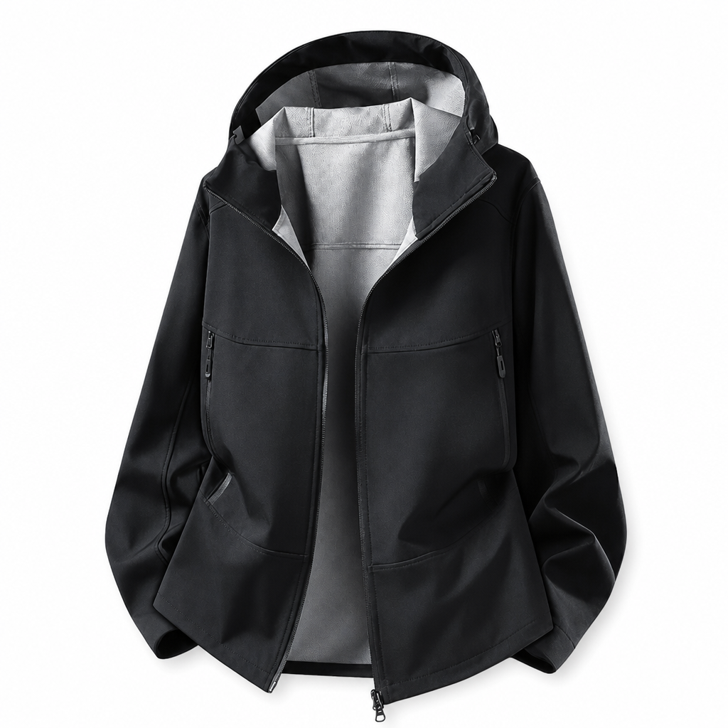 🌧️ Weather-Ready Protection, Easy Movement | Unisex Hooded Softshell Jacket ⚡ Free Shipping