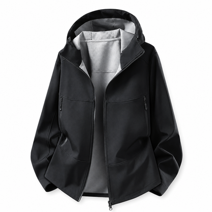 🌧️ Weather-Ready Protection, Easy Movement | Unisex Hooded Softshell Jacket ⚡ Free Shipping
