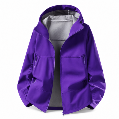 🌧️ Weather-Ready Protection, Easy Movement | Unisex Hooded Softshell Jacket ⚡ Free Shipping