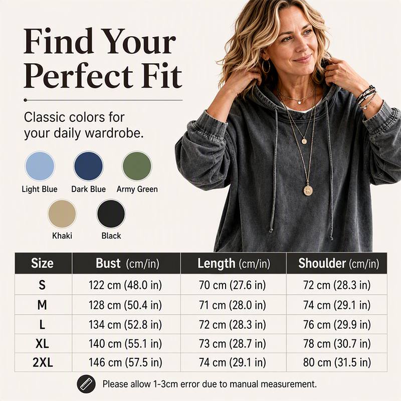 Women's Casual Denim Hoodie