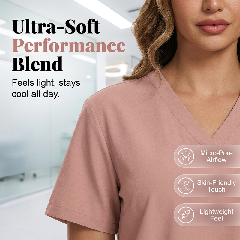 Women's Comfortable & Breathable Scrubs Set