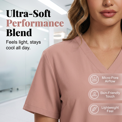 Women's Comfortable & Breathable Scrubs Set