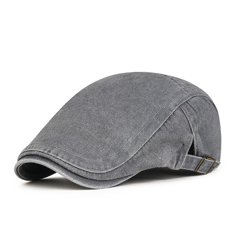 🧢✨Unisex Vintage Distressed Beret Flat Cap