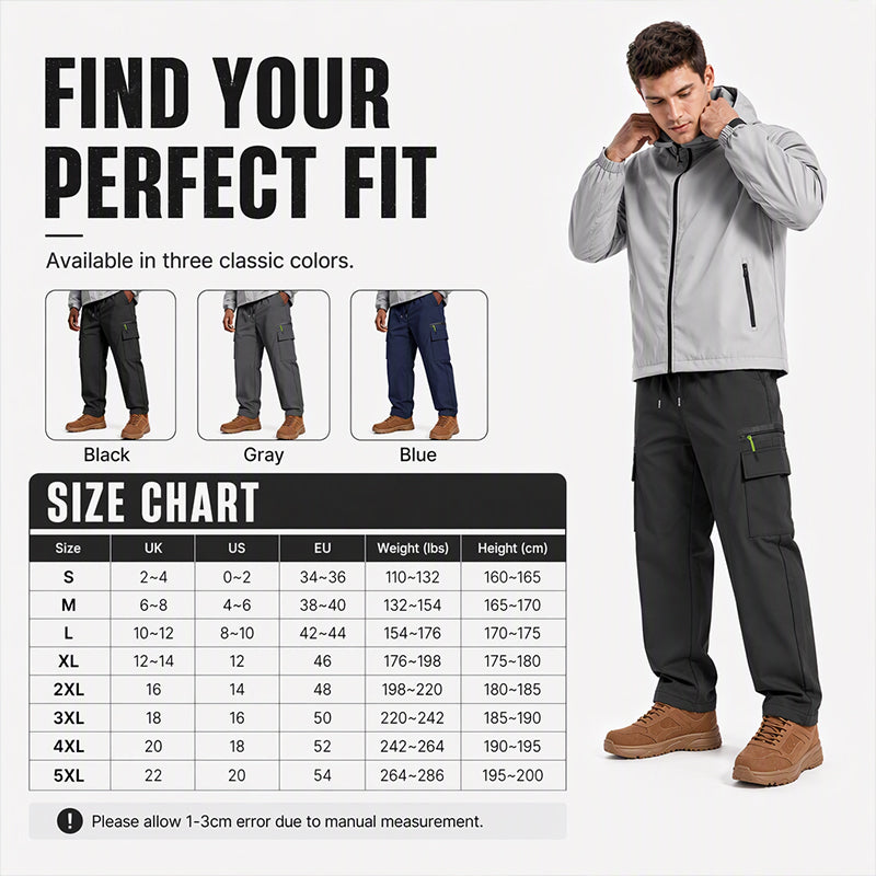 🧥 Built for Cold Days | Men’s Windproof Thermal Outdoor Pants