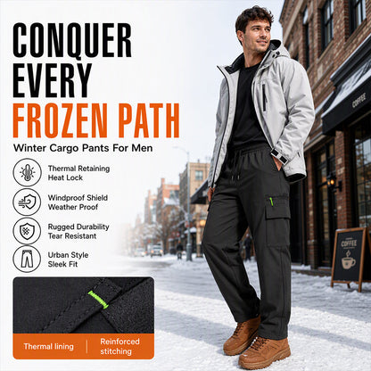 🧥 Built for Cold Days | Men’s Windproof Thermal Outdoor Pants