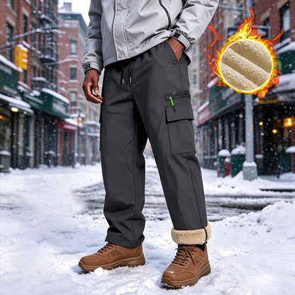 🧥 Built for Cold Days | Men’s Windproof Thermal Outdoor Pants