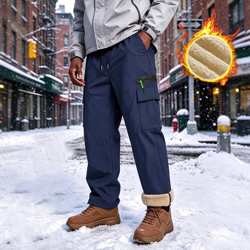 🧥 Built for Cold Days | Men’s Windproof Thermal Outdoor Pants