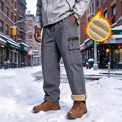 🧥 Built for Cold Days | Men’s Windproof Thermal Outdoor Pants