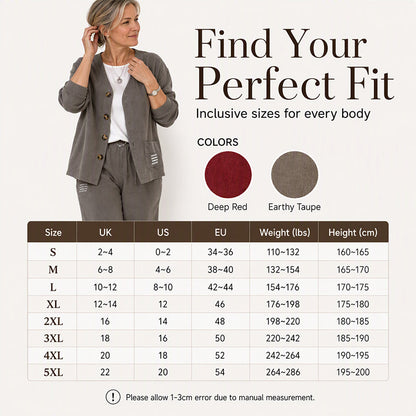 🤎 Textured Corduroy, Effortless Matching Style | Women's 2-Piece Set