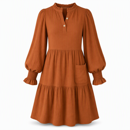 💖Black Friday Mega Deal – 50% off!💖✨Women's V-Neck Tiered Ruffle Mini Dress – Flirty, Flattering, Effortless Summer Style