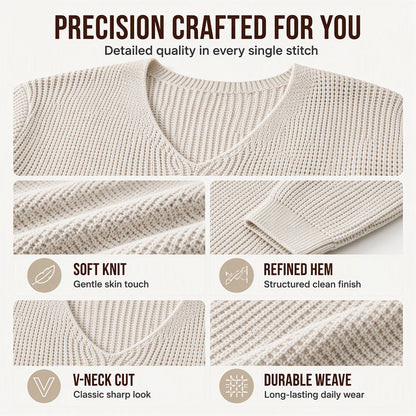 Men's Casual Scoop Neck Knit Top
