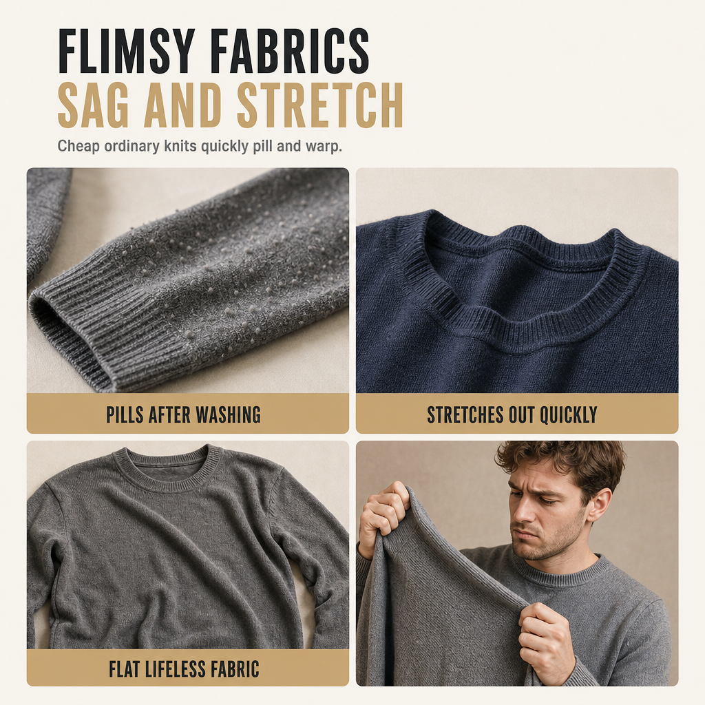 🔥Men's Thickened Jacquard Crewneck Sweatshirt – Relaxed Fit, Stylish Textured Design & Everyday Comfort for Chilly Fall and Winter Days!