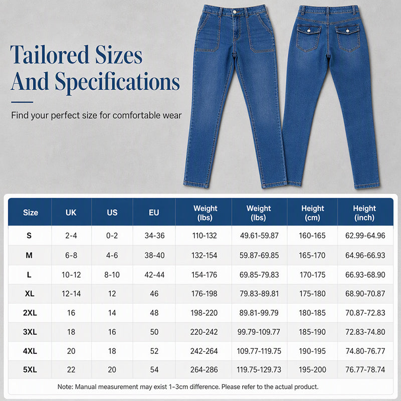 Women's Casual Stretchy High-Waisted Jeans