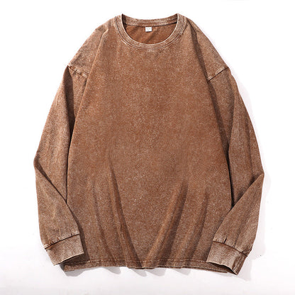 Vintage Washed Long Sleeve T-Shirt🧥
