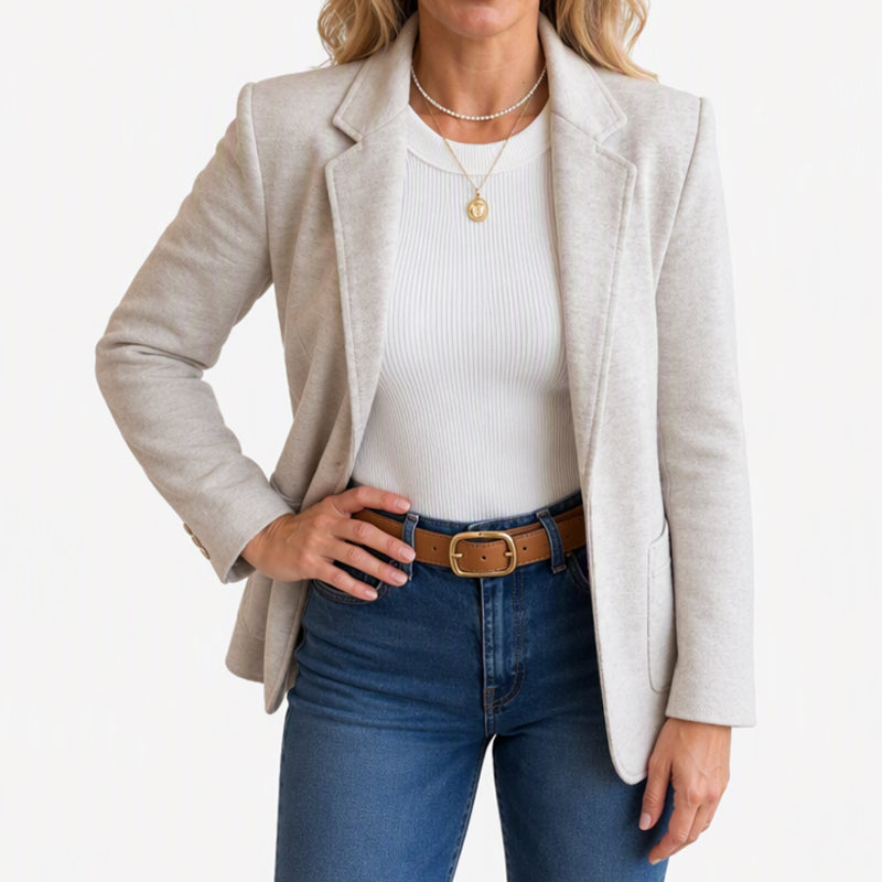 Women's Classic Single Button Blazer