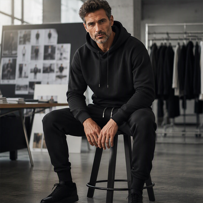 Men's Casual Hoodie & Sweatpants 2-Piece Set