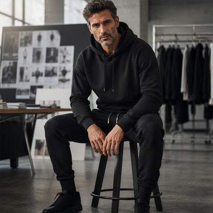 Men's Casual Hoodie & Sweatpants 2-Piece Set
