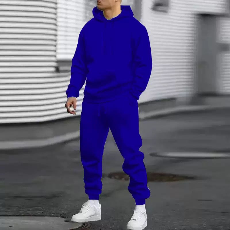 Men's Casual Hoodie & Sweatpants 2-Piece Set
