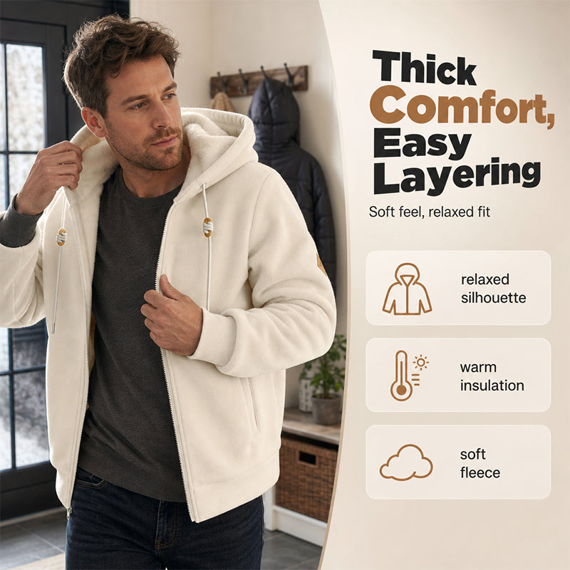 Unisex Ultra-Warm Sherpa Hoodie