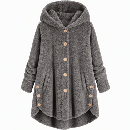 🌸Hot Sale🧥 Women's Plus Size Fleece Hooded Coat – M-4XL & Six Colors | Comfortable & Long-Lasting, Easy to Style ✨