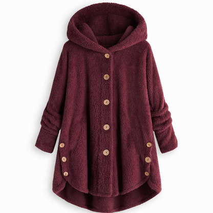 🌸Hot Sale🧥 Women's Plus Size Fleece Hooded Coat – M-4XL & Six Colors | Comfortable & Long-Lasting, Easy to Style ✨
