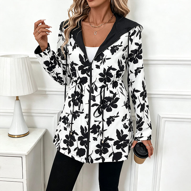 🐆Reversible Design, Two Looks in One🧥 Women's Reversible Leopard Print Hooded Jacket – Reversible & Leopard Print ✨