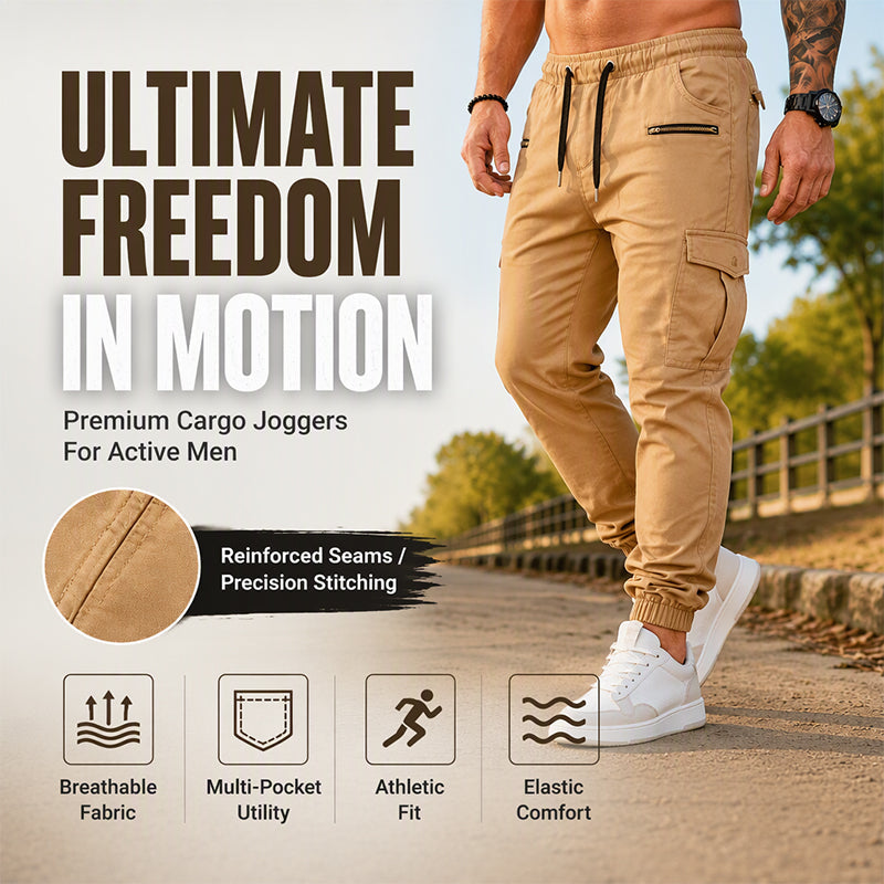 Men's Casual Slim Fit Cargo Pants