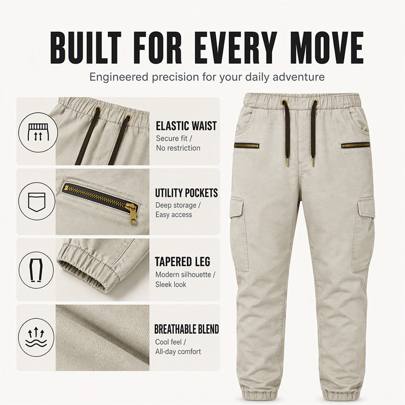 Men's Casual Slim Fit Cargo Pants